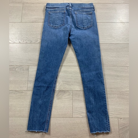 Rag & Bone Ankle Skinny Jeans in Lucky Rouge - Picture 3 of 11